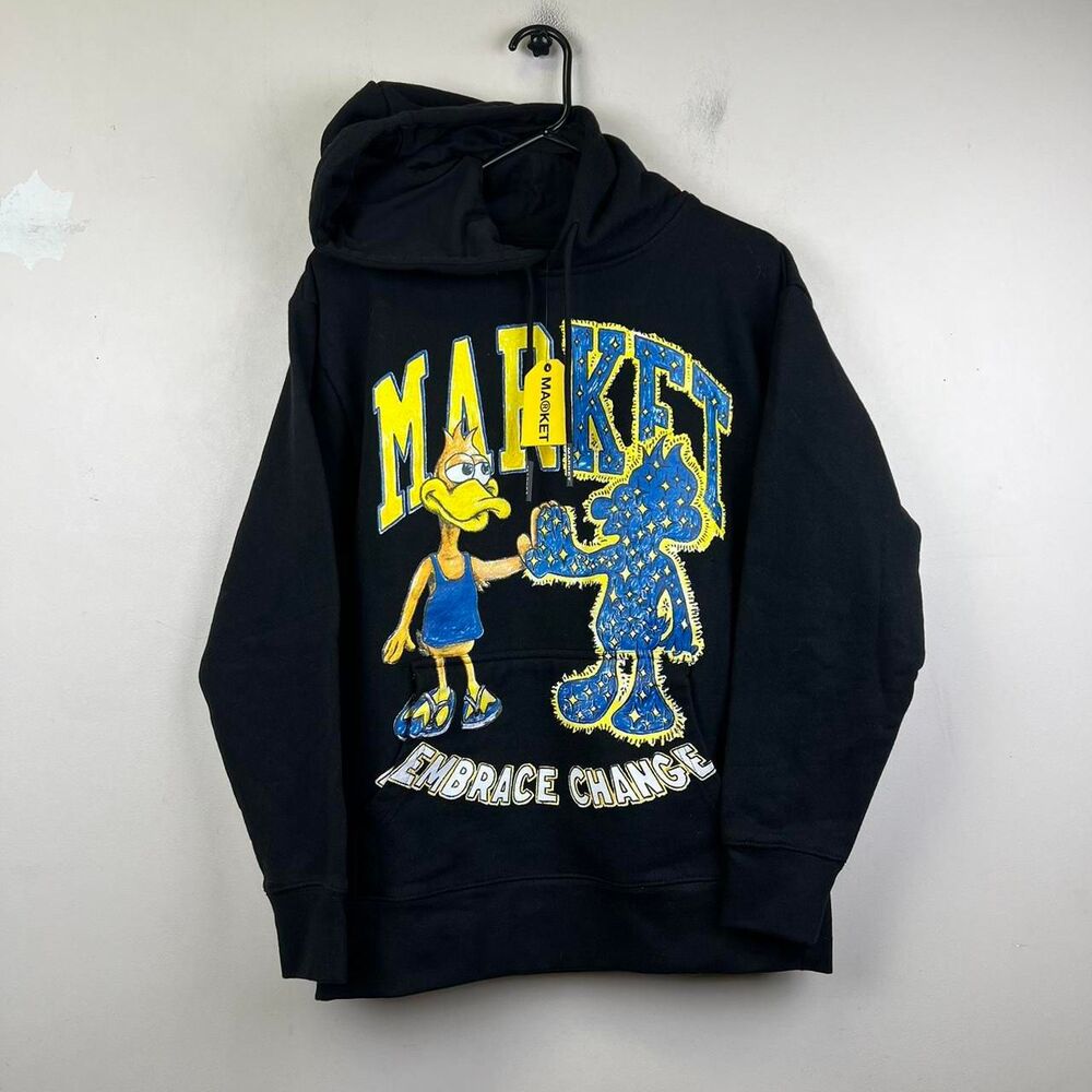 NWT Chinatown Market Black Duck Hoodie Size M